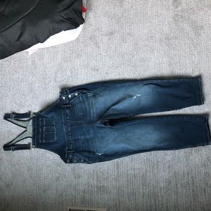 Torrid Woman’s Denim Overalls Dark Wash NWT